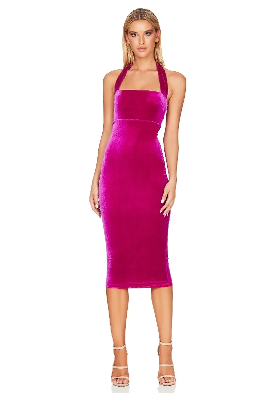 VERA VELVET MIDI Bold pattern unclassified dresses