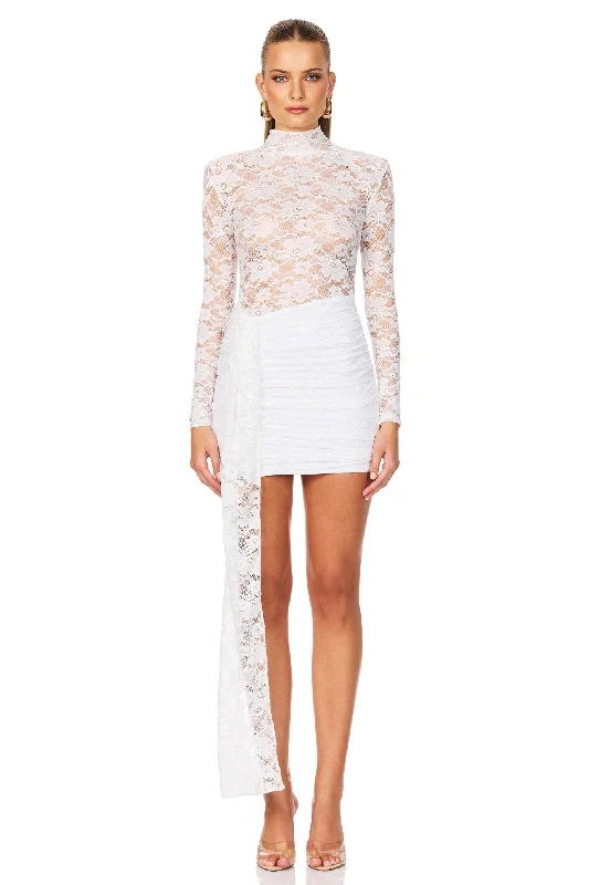 Lene Lace LS Mini Date night unclassified dresses