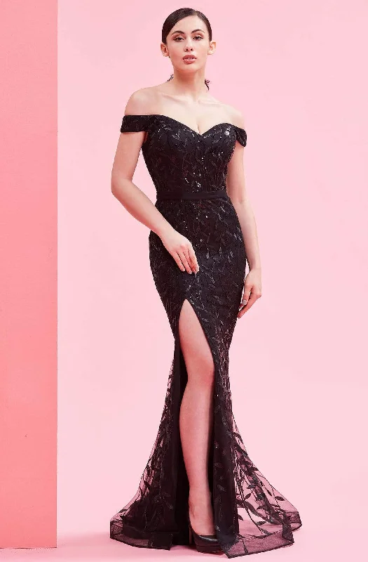 J'Adore Dresses - Off-Shoulder Sequin Prom Dress J16010 Minimalist unclassified dresses