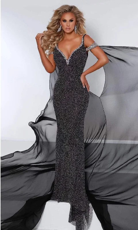 Johnathan Kayne - 2440 Crystal Sequined Mermaid Gown Embroidered unclassified dresses