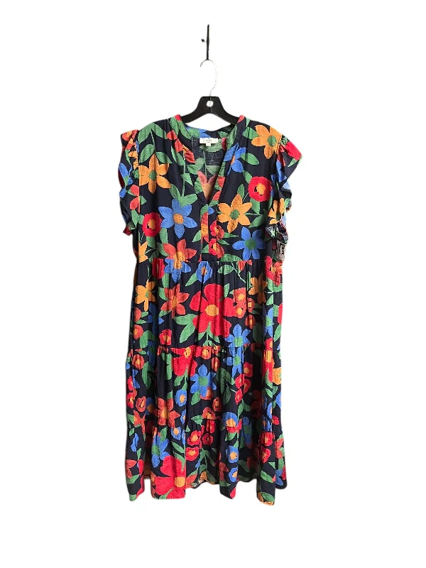 Dress Casual Short By Entro In Floral Print, Size: Xl Discounted floral dresses